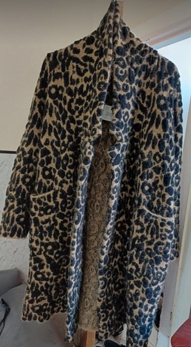 Zara womens leopard print faux - leopard,