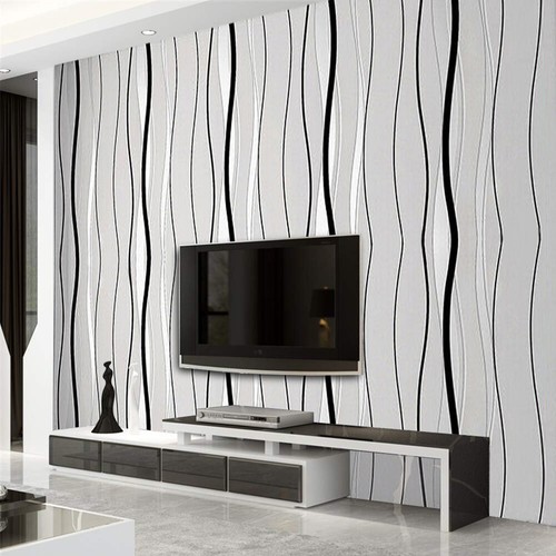 Grey silver black - silver, stripes