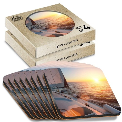 Boxed square coasters - x,