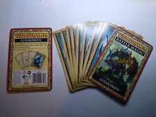 Warhammer Lizardmen- 1x Set of Magic Cards. 8th Edition. OOP