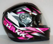Shark S700 'NASTY' Full Face Motorcycle Helmet Size XS 53-54cm
