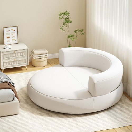 White inflatable couch lounger - inflatable,