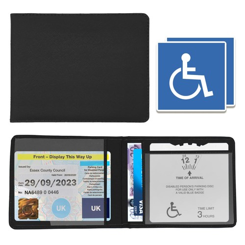Disabled blue badge holder - blue,