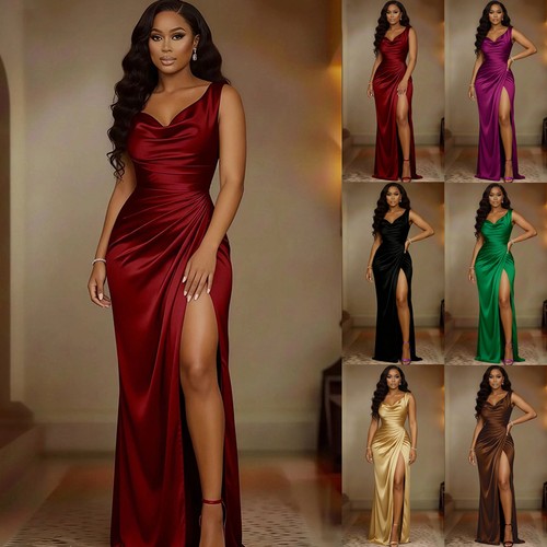 Women satin silk backless - women's,