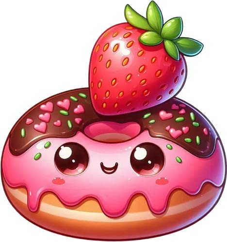Valentine day donut - day,