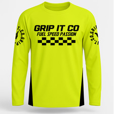 neon yellow motocross jersey