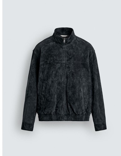 Zara man suede leather jacket - zara,