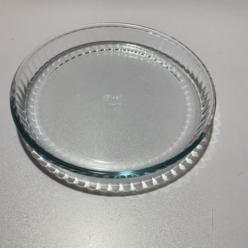Pyrex clear glass flan - clear,