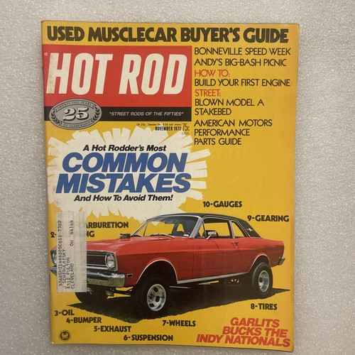 November 1972 hot - 1972, rod