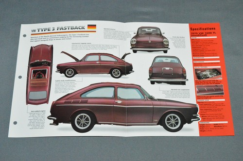 1961 1973 type fastback - 1961-1973,