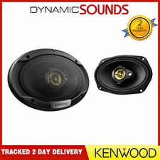 KENWOOD 6"x9" 6x9 1000W 3-way Car Rear Deck Oval Shelf Speakers KFC-S6976EX