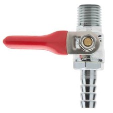 Chrome Brass 1/4" NPT Lever