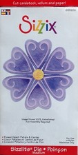 SIZZIX Sizzlits Medium Die - Flower, Heart, Petals, Centre (655226) NEW & SEALED