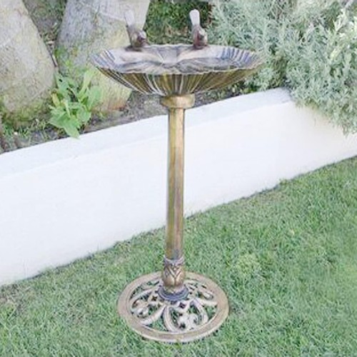 Large garden bird bath shell - large,