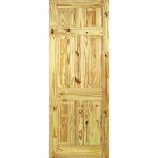 Internal Pine Knotty Effect Door Available in 4 or 6 Panel All Sizes