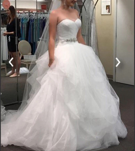White vera wang hand - white, by