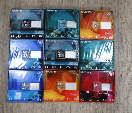 Sony mini disc - sony, colour