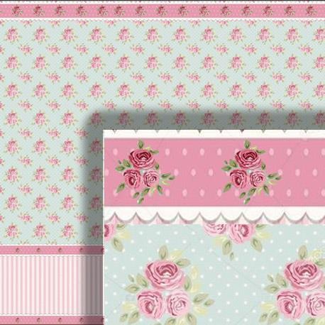 Dolls house wallpaper - dolls,