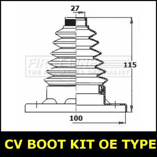Boot kit type frontinner - cv, oe