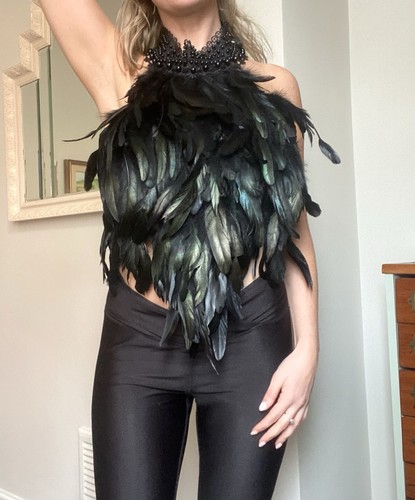 Black crow feather - feather, festival