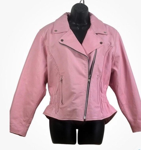 Vintage pink 100 - pink, leather