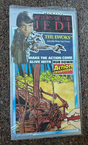 Star wars the ewoks rub - wars, down