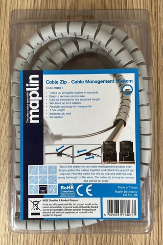 Maplin cable tidy zip - tidy,