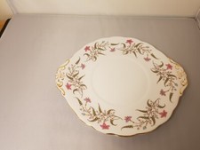 Royal Standard Fancy Free Tab Handle Cake Plate, Sandwich Plate.