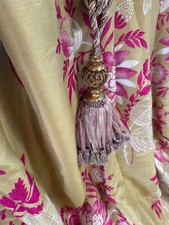 Option to buy 3 pairs Heavy Interlined Designer Curtains 86” d x 130” wide