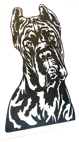 Cane corso dog decal - dog, vinyl