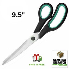 9.5" Stainless Steel Tailoring Scissors Dress Making Fabric Multi Purpose