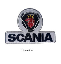 Scania Black Embroidered Patch