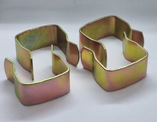 Pack of 4 STRONG METAL BED CLIPS FOR JOINING DIVAN BED BASE, SET OF STEEL U CLIP