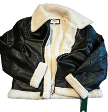 Bomber Jacket Lined Faux Fur