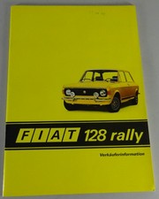 Prospect / Seller Information | Fiat 128 Rally | Year 1972