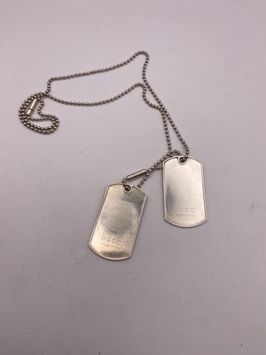 Gucci double dog tag - double, pendant