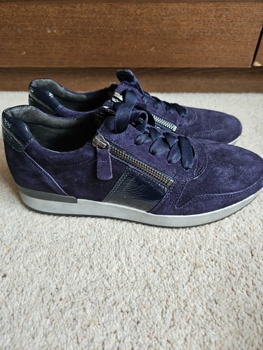 Gabor navy blue trainers size - navy,