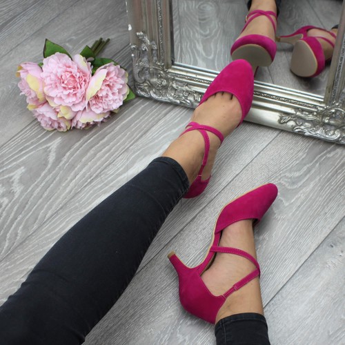 Womens ladies mid - , heel