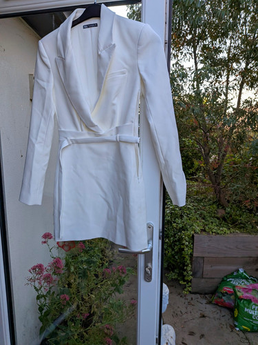 Zara women white - women’s, belted