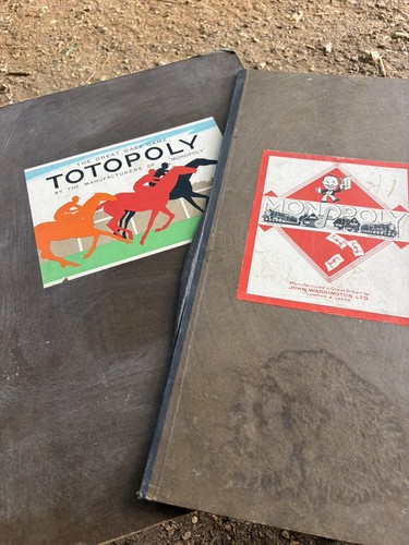 Vintage game boards - boards;, totopoly