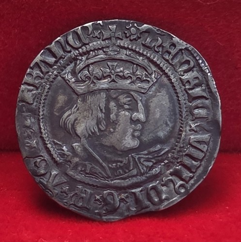 Henry viii groat rose - viii, mm