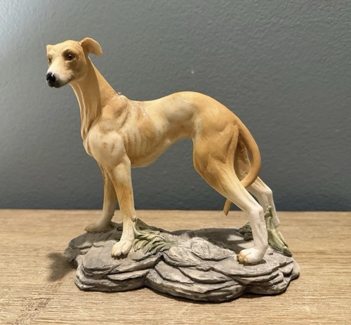 Greyhound dog porcelain - greyhound,