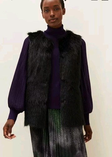 Phase eight gilet - ella, faux
