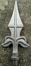 4 Metal Weldable Rail Heads Wrought Iron Gates Railings Fence Tops Spikes Spears