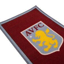 Aston Villa FC Bedroom Rug Featuring large club crest Machine Washable 80 x 50cm