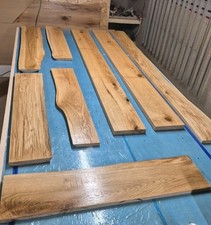 Solid Oak Shelves/Window