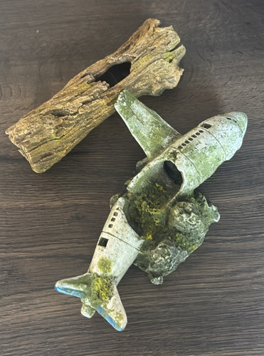 Aquarium decorations plane - decorations,