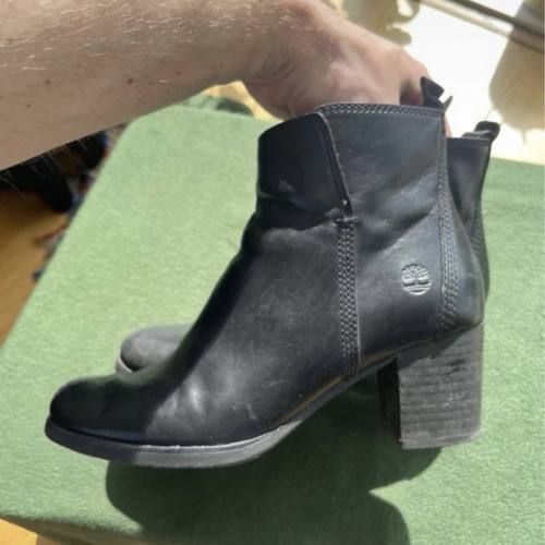 Timberland black leather - black,