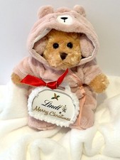 Festive Teddy Bear in Pink
