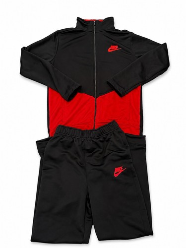 Nike tracksuit black red full - nike,